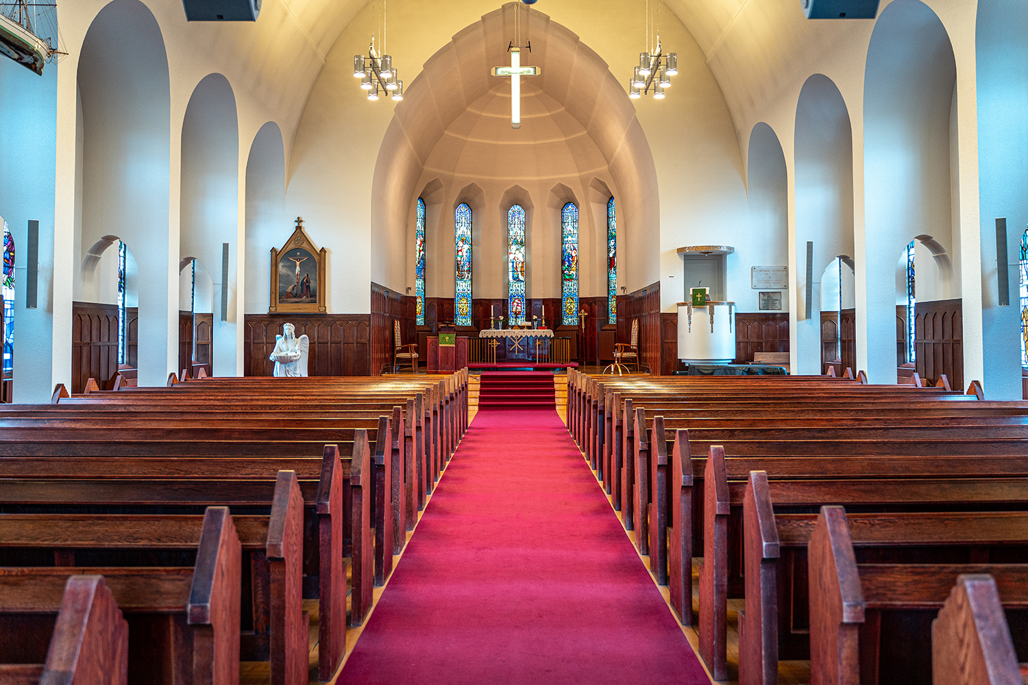 interior of church